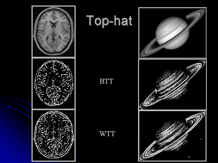 Top-hat BTT WTT Top-hat BTT WTT