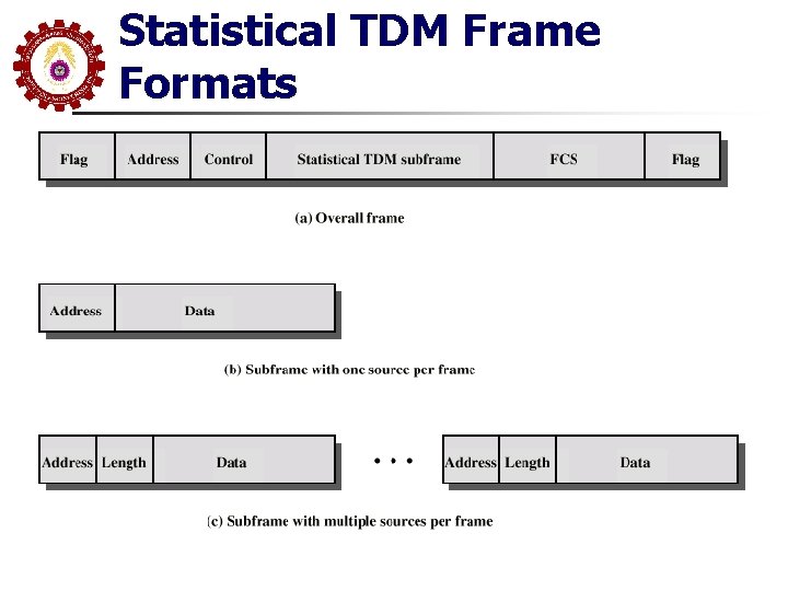 Statistical TDM Frame Formats 