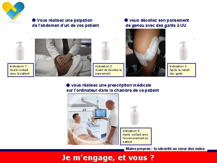  Vous réalisez une palpation de l’abdomen d’un de vos patient Indication 1 Avant