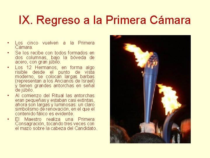 IX. Regreso a la Primera Cámara • • • Los cinco vuelven a la IX. Regreso a la Primera Cámara • • • Los cinco vuelven a la