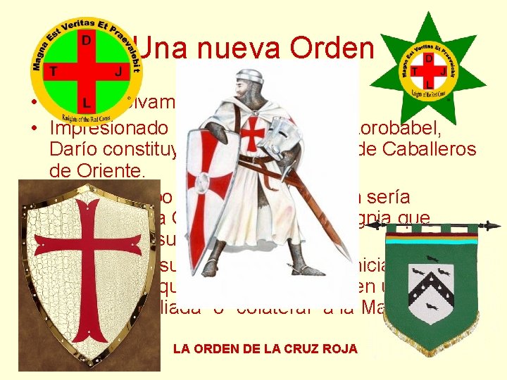 Una nueva Orden • Ahora, volvamos a la Leyenda… • Impresionado por la respuesta Una nueva Orden • Ahora, volvamos a la Leyenda… • Impresionado por la respuesta