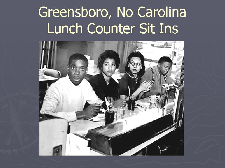 Greensboro, No Carolina Lunch Counter Sit Ins 