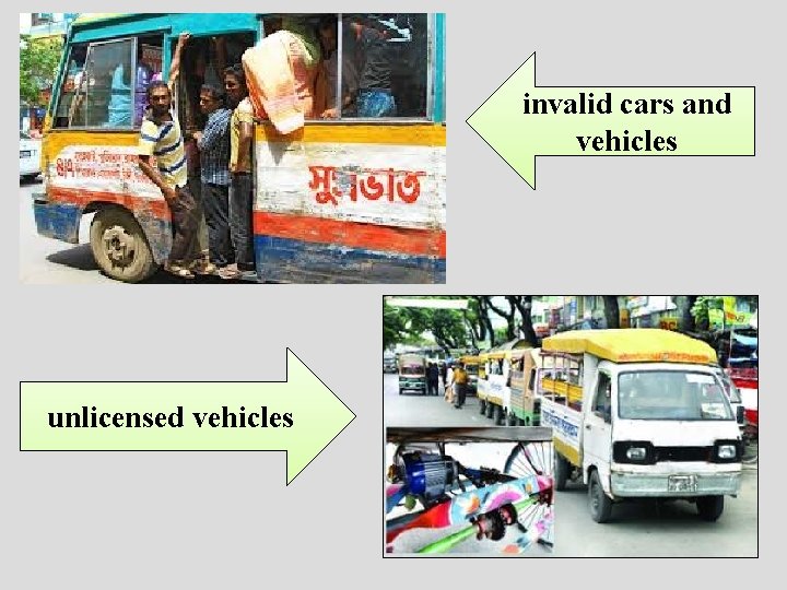 invalid cars and vehicles unlicensed vehicles 