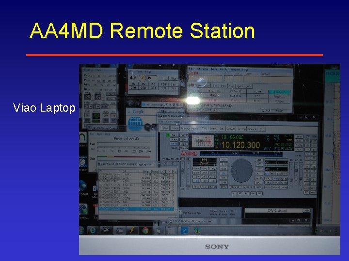 AA 4 MD Remote Station Viao Laptop 