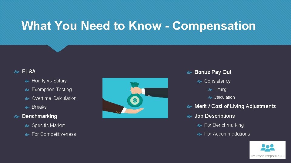 What You Need to Know - Compensation FLSA Hourly vs Salary Bonus Pay Out