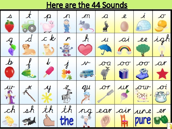 Here are the 44 Sounds 