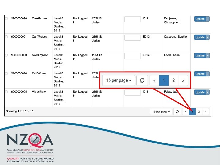 Training sandpit https: //am. train. nzqa. sonet. com. au Different link to the real