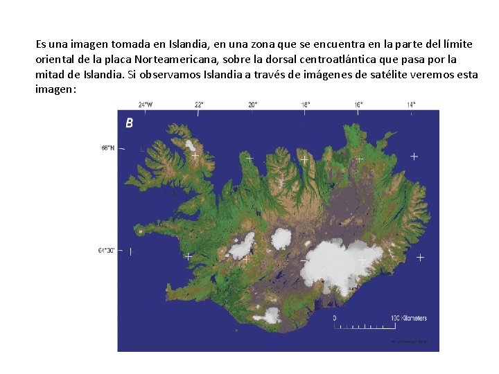 Es una imagen tomada en Islandia, en una zona que se encuentra en la