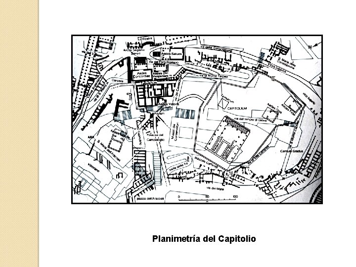 Planimetría del Capitolio 