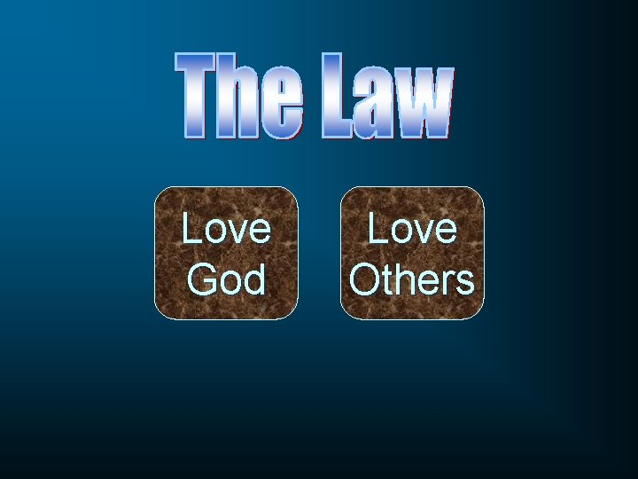 Love God Love Others 