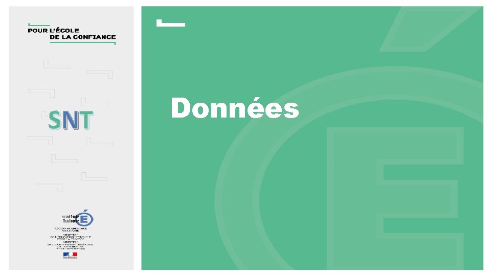 SNT Données 