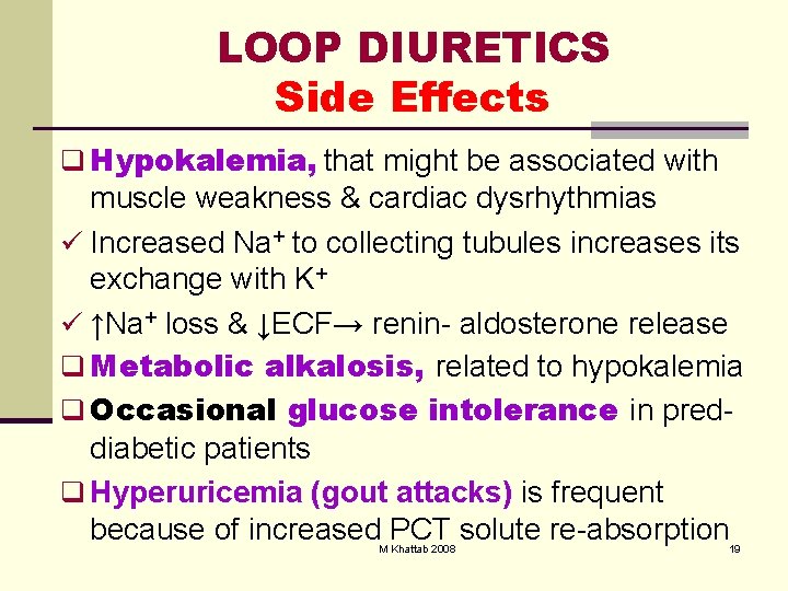 loop diuretics in diabetes