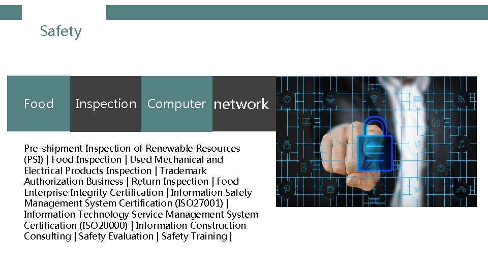 Safety Food Inspection Computer network Pre-shipment Inspection of Renewable Resources (PSI) | Food Inspection