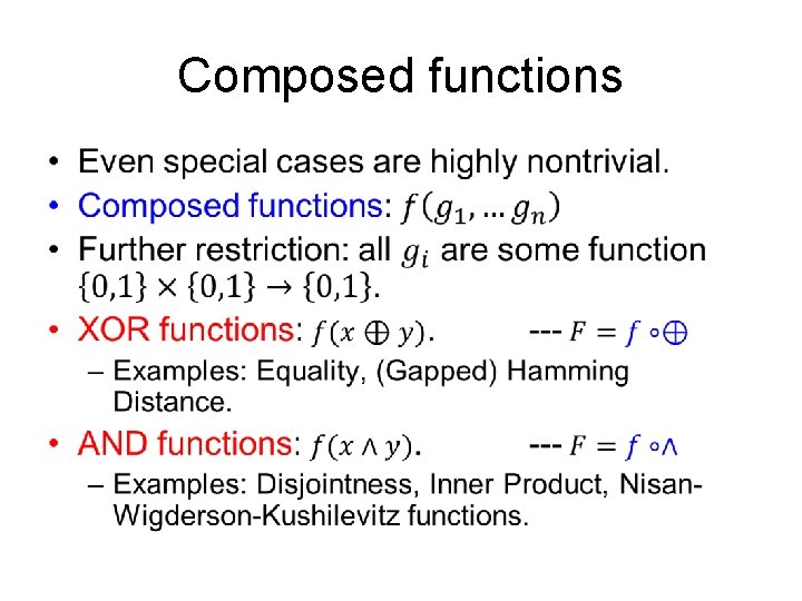 Composed functions • 