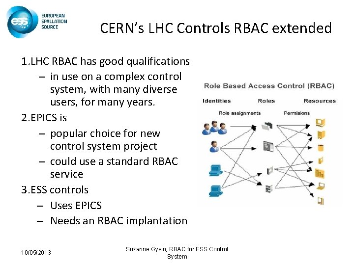 CERN’s LHC Controls RBAC extended 1. LHC RBAC has good qualifications – in use