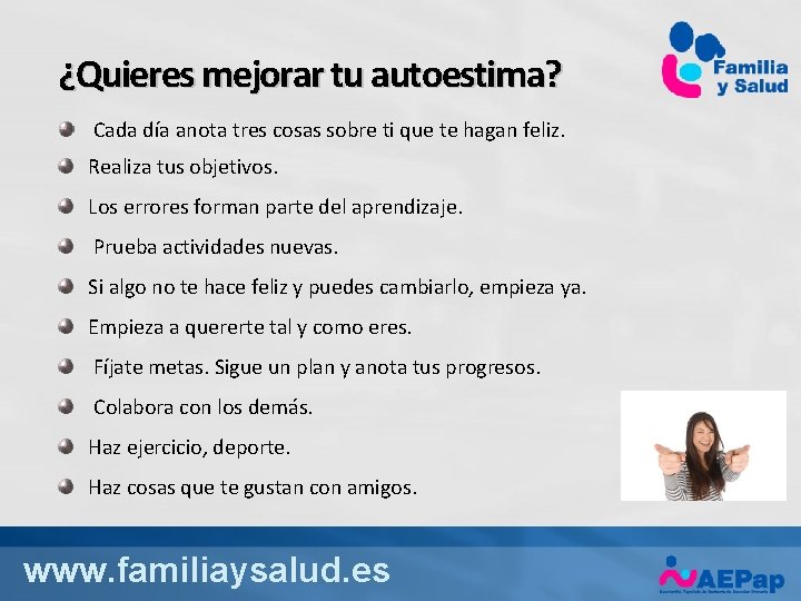 ¿Quieres mejorar tu autoestima? Cada día anota tres cosas sobre ti que te hagan