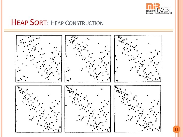 HEAP SORT: HEAP CONSTRUCTION 11 