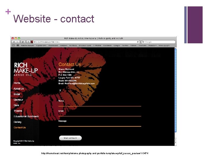 + Website - contact http: //themeforest. net/item/photome-photography-and-portfolio-template-wp/full_screen_preview/113474 