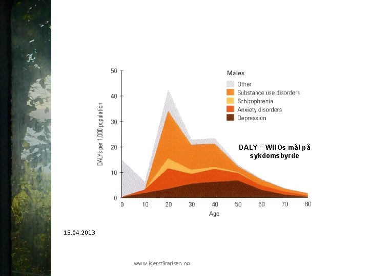 DALY = WHOs mål på sykdomsbyrde 15. 04. 2013 www. kjerstikarlsen. no 