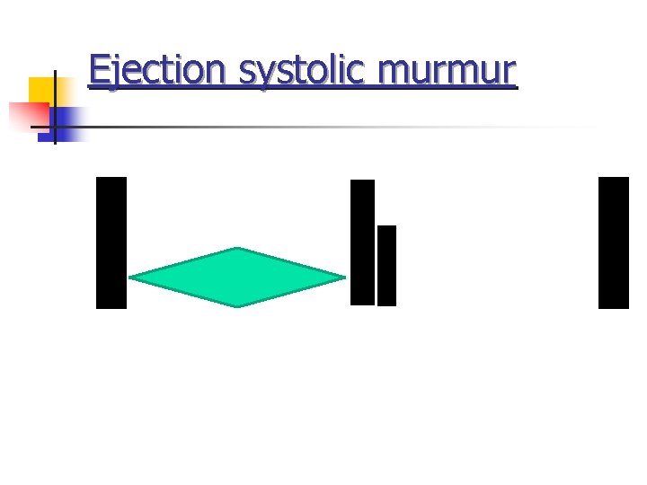 Ejection systolic murmur 