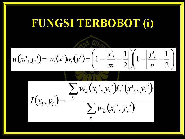 FUNGSI TERBOBOT (i) 