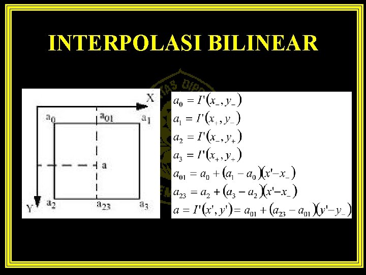 INTERPOLASI BILINEAR 