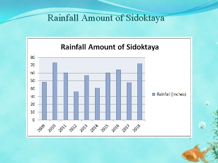 Rainfall Amount of Sidoktaya 