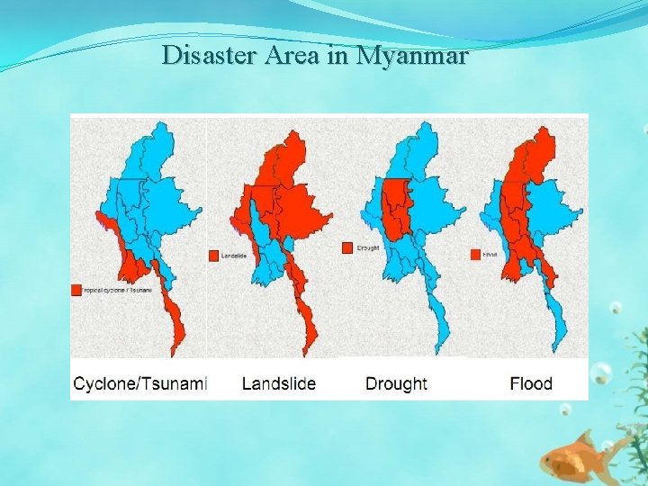 Disaster Area in Myanmar 