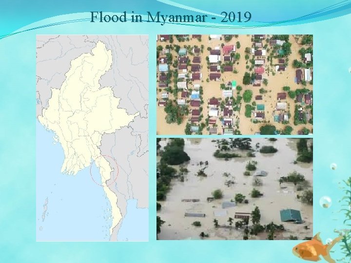 Flood in Myanmar - 2019 