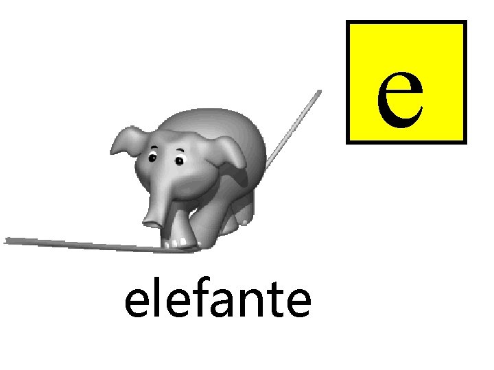 e elefante 