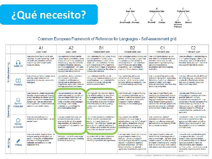 ¿Qué necesito? 