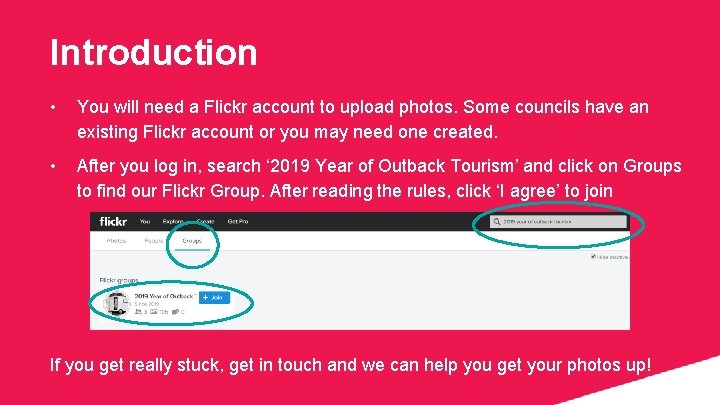 Introduction • You will need a Flickr account to upload photos. Some councils have Introduction • You will need a Flickr account to upload photos. Some councils have