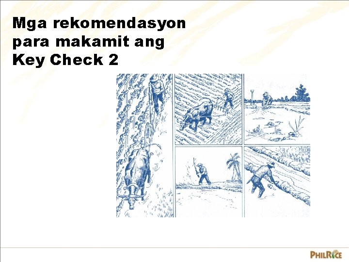 Mga rekomendasyon para makamit ang Key Check 2 