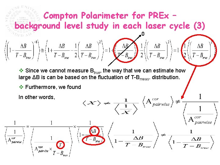 Compton Polarimeter for PREx – background level study in each laser cycle (3) 0