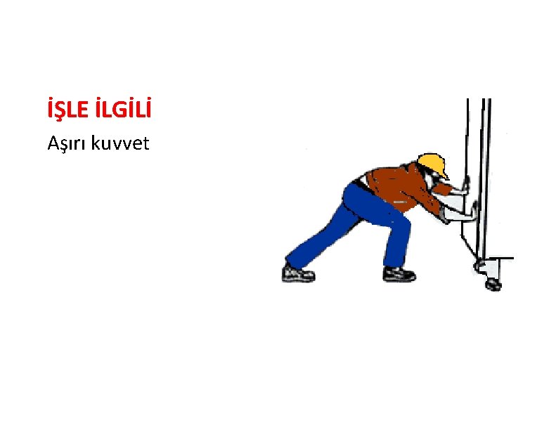 İŞLE İLGİLİ Aşırı kuvvet 