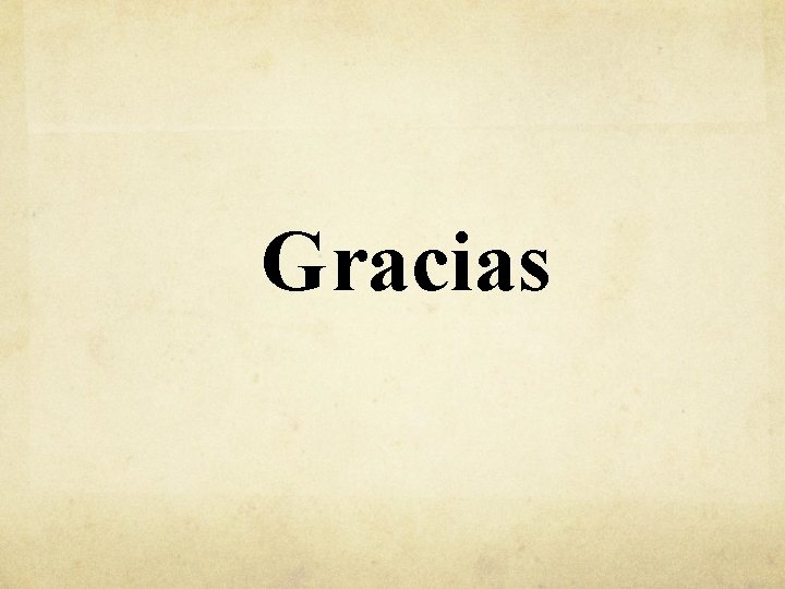 Gracias 