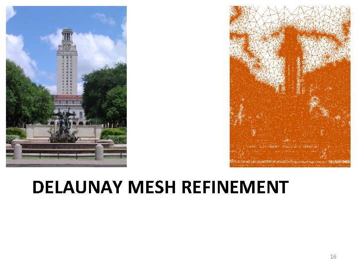 DELAUNAY MESH REFINEMENT 16 