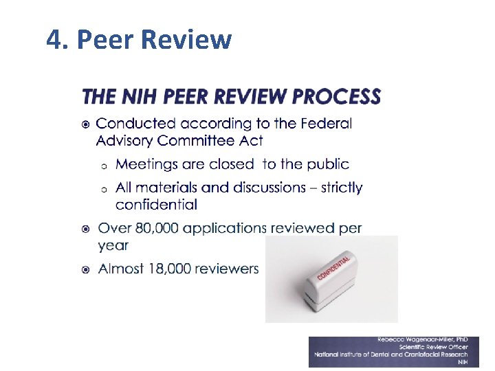 4. Peer Review 