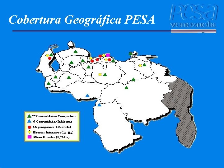 Cobertura Geográfica PESA 