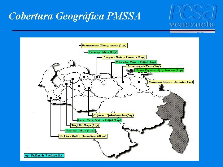 Cobertura Geográfica PMSSA 