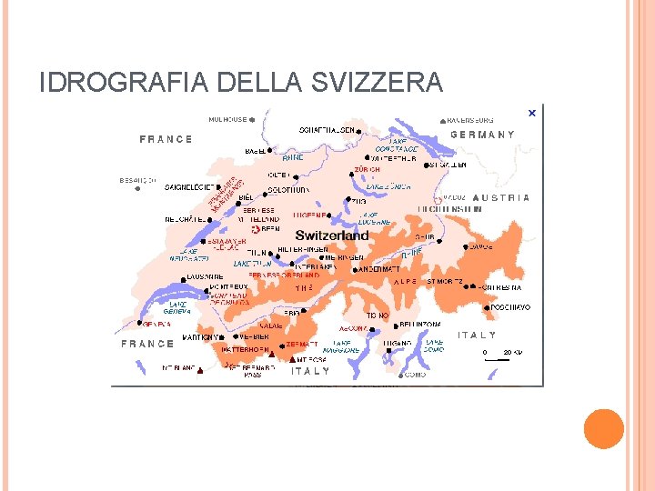 IDROGRAFIA DELLA SVIZZERA 