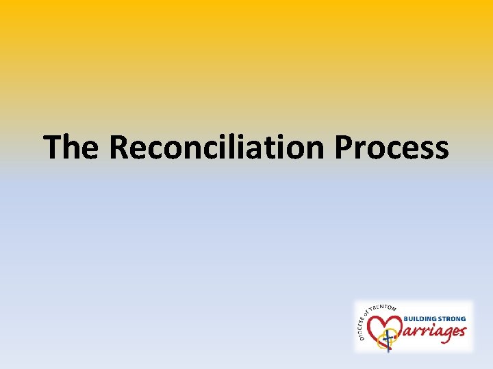 The Reconciliation Process 