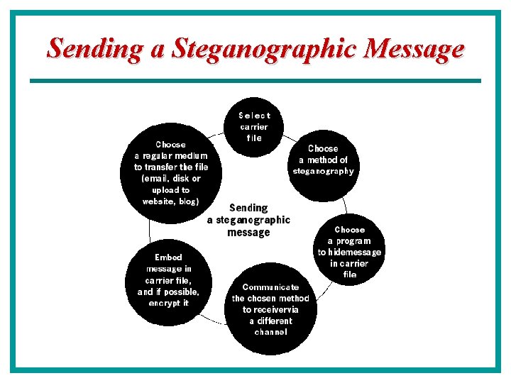 Sending a Steganographic Message 