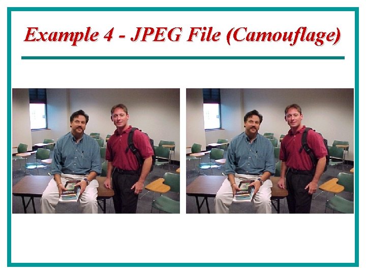 Example 4 - JPEG File (Camouflage) 