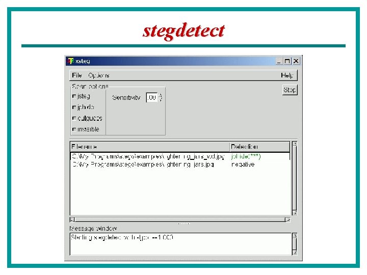 stegdetect 