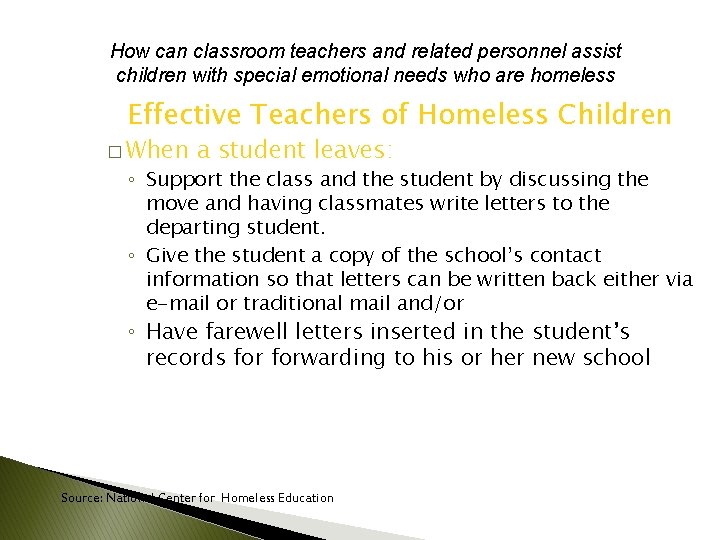 How can classroom teachers and related personnel assist children with special emotional needs who