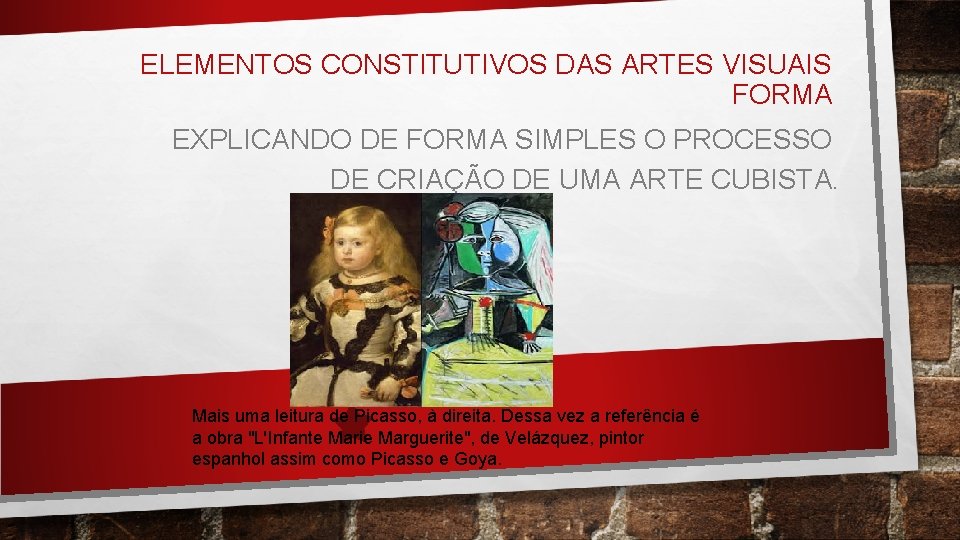 ELEMENTOS CONSTITUTIVOS DAS ARTES VISUAIS FORMA EXPLICANDO DE FORMA SIMPLES O PROCESSO DE CRIAÇÃO