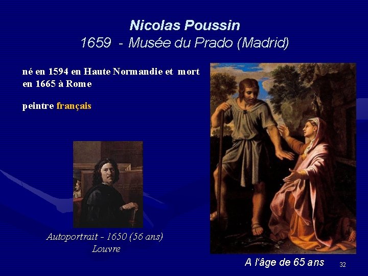 Nicolas Poussin 1659 - Musée du Prado (Madrid) né en 1594 en Haute Normandie