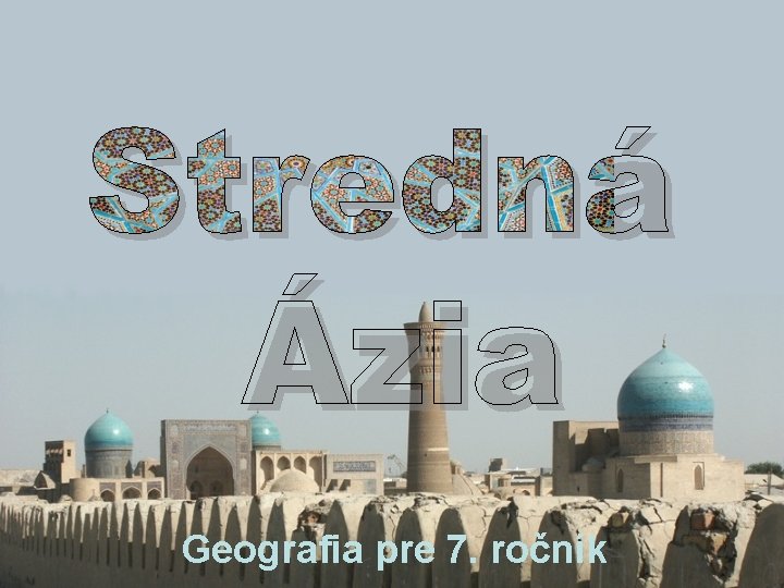 Geografia pre 7. ročník 