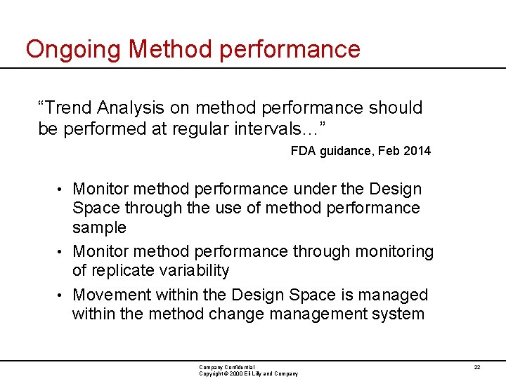 Performance Analysis Count Method Role of Design Space in Analytical DevelopmentValidation Anne